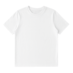 Camiseta Blanca Corta de Cuello Redondo para Mujer, 100% Algodón Orgánico de Lujo, Preencogido, Certificado GOTS, Premium, Suave y Transpirable - Product Image 1
