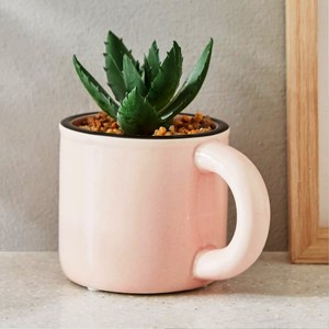 Tasse en céramique rose Produit populaire Tasse en céramique imprimée à la main Tasses à café - Product Image 1