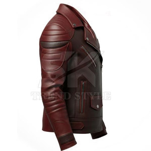 Chaqueta de Cuero para Hombre, Diseño de Dos Tonos, de Alta Calidad, Abrigo de Moda Cálido, Chaqueta Moderna de Cuero para Hombre - Product Image 4