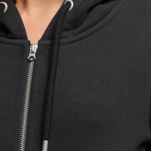 Sudadera con capucha de gran tamaño informal de moda personalizada de alta calidad con cremallera completa para mujer sudaderas con capucha de invierno de talla grande y colores - Product Image 3