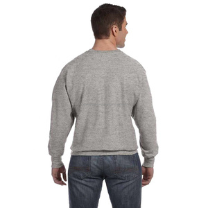 Sudaderas de cuello redondo de mezcla de algodón multicolor sólido con logotipo personalizado para hombre, ropa informal, sudaderas con capucha para exteriores de invierno - Product Image 4