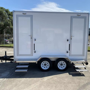 Remolque de Baño Público Automático Portátil 2026 con Tanque de Agua Limpia y Salida de Aguas Residuales para la Venta en Europa - Product Image 1