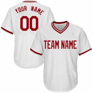 Nuevo diseño personalizado Unisex uniformes de béisbol Logo transpirable que absorbe la humedad Stand Collar 100% poliéster Kit de impresión personalizado - Product Image 5