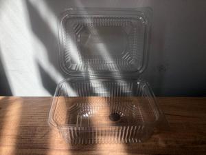 Haute qualité Offre Spéciale ustensiles de cuisine ménagers jetables charnière PET 500cc sortir confiture en plastique, fruits miel salade emballage alimentaire - Product Image 2