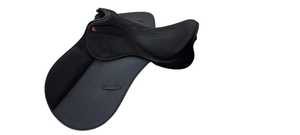 Juego de sillín de caballo completo de cuero personalizado, sillines de doma de salto, venta de sillín de caballo de contacto cercano con salto, diseño de cuero - Product Image 2