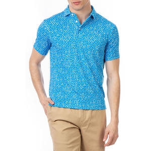 Hombres al por mayor personalizado Polo Logo impresión o bordado manga corta más tamaño Polo Color sólido hombres camiseta - Product Image 5