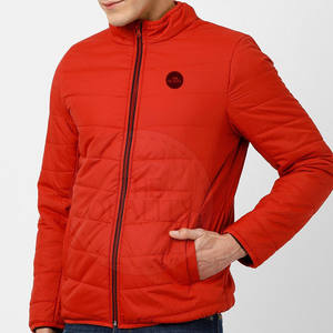 Chaqueta Acolchada Casual para Hombre Talla Grande 2025, con Cuello Alto y Logotipo Frontal, 100% Poliéster, Secado Rápido, Transpirable, Ecológica, para Invierno - Product Image 5