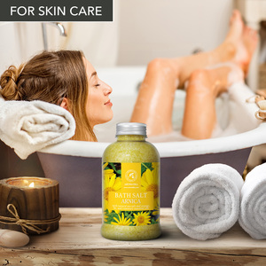 Aromatika Arnica Sel de mer naturel en cristaux 600g pour le bain corporel avec des huiles essentielles de romarin et d'orange, relaxation, régénération de la peau - Product Image 6