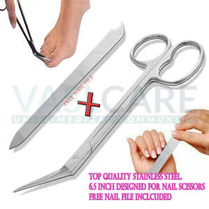 กรรไกรตัดเล็บเท้ายาวพิเศษสำหรับทำเล็บมือเล็บเท้ากรรไกรตัดเล็บเท้า7ชิ้นเครื่องมือผ่าตัดโดย vaslcare - Product Image 5