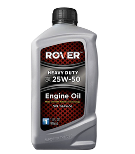 Huile moteur ROVER Heavy Duty Anti-Wear Synthetic Blend SAE 25W-50 SN, lot de 6, 1 litre - Product Image 1