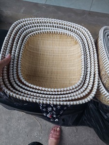 Plateau de vannage en bambou naturel fabriqué à la main du Vietnam - Product Image 6