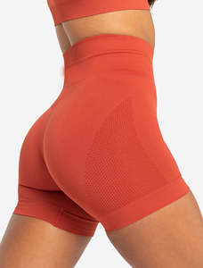 Women's Custom High Waist Elastic Activewear Shorts Breathable Spandex/Polyester Skinny Gym Yoga <b>Running</b> <b>Skorts</b> Solid - Product Image 5