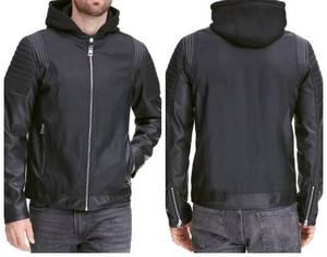 Chaqueta de Invierno de Cuero Genuino para Hombre, Estilo Moderno, Cuello Alto, Manga Larga, Transpirable, de Secado Rápido, Alta Calidad, Último Diseño - Product Image 6