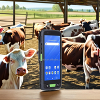 PDA Industrial Android 15 con Escáner de Microchip Octa-Core, IP67, 64GB, NFC, Lector LF de 134.2kHz, 4G, Lector de Identificación Animal FDX-B/HDX