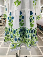 Robe courte décontractée féminine d'inspiration bohème, style classique indien Mughal, imprimé sur tissu, art féminin magique, tunique de plage pour femmes