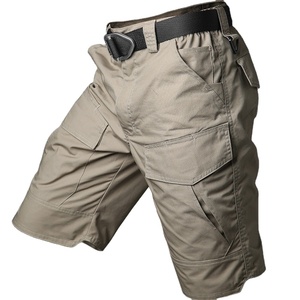 Shorts cargo tactiques sportifs pour hommes 2025, 100% coton, imperméables, anti-déchirure, respirants, séchage rapide, randonnée, camping - Product Image 1