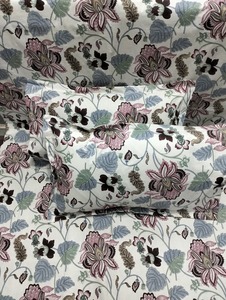 Custom Made 100% Cotton Bedsheets in Various Sizes in Floral Designs in Pastel & Bright Colours with <b>Pillow</b> Covers. - Product Image 4