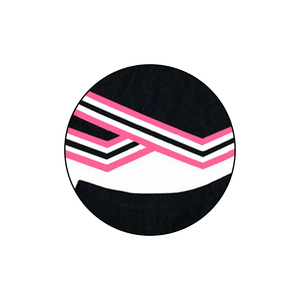 Uniforme de cheerleading personnalisé rose et noir, logo personnalisé, filles, équipe junior, compétition, tenue de cheerleading, polyester respirant, vente en gros - Product Image 5