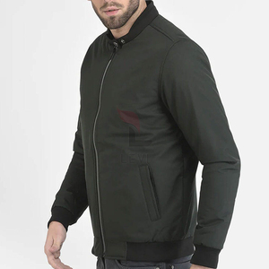 Veste d'hiver universitaire pour hommes de haute qualité en mélange de laine et de cuir avec taille réglable et vestes pour hommes Streetwear College - Product Image 6