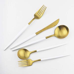 Cubiertos de acero inoxidable con acabado recubierto de Color negro con mango de diseñador, cubiertos aptos para lavavajillas para uso en fiesta de boda en casa, Juego de 4 - Product Image 5