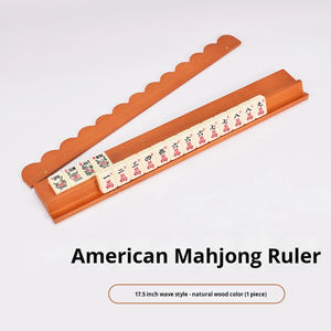 Ensemble de pousseurs de Mahjong en bois, pliable, portable, résistant à l'eau, magnétique, accessoires de jeu pour 4 joueurs - Product Image 2