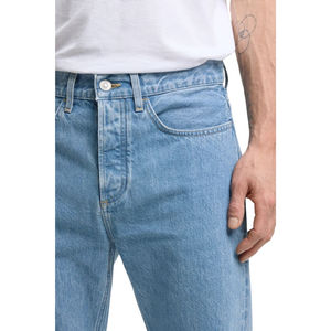 กางเกงยีนส์ทรงหลวมแนวสตรีทสำหรับผู้ชาย, กางเกงยีนส์ทรงหลวมสไตล์ฮิปฮอปแบบไขว้สำหรับผู้หญิงขนาดใหญ่ - Product Image 3