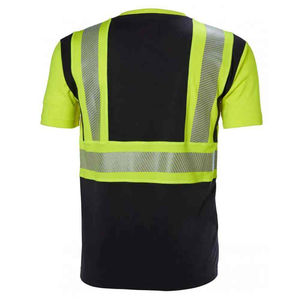 Camiseta de manga corta de construcción de alta visibilidad personalizada, camisetas de trabajo de seguridad de alta visibilidad, camisas reflectantes de seguridad transpirables para hombres - Product Image 2
