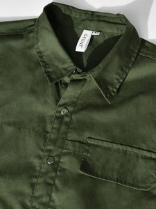 Camiseta de hombre con etiqueta personalizada, bolsillos cargo, efecto lavado, estilo urbano, lisa, al por mayor, vintage, tipo chaleco, con hombros caídos - Product Image 5