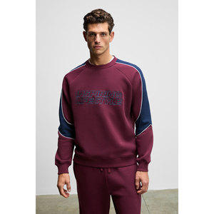 Sudadera GRIMELANGE HERCULES para Hombre, Cuello Redondo, Mangas Bordadas, Ribete en el Frente - Product Image 4