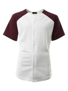 Maillot de baseball pour hommes OEM chemises boutonnées uniformes de sport à manches courtes maillots de baseball personnalisés vente en gros vierge - Product Image 2