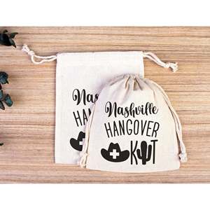 Sac de Récupération Après-Soirée Nashville - Pochette en Coton Bio pour Mariage et Enterrement de Vie de Jeune Fille, Impression Sérigraphique pour Vêtements, Artisanat, Emballage, Jouets - Product Image 6