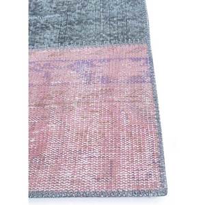 Tapis en laine noués à la main Provenance, design patchwork gris et noir pour usage domestique - Pae-3468 - Product Image 4