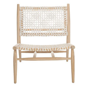 Canapé nordique moderne sans accoudoirs pour une personne en bois massif Chaise longue pour hôtel appartement salon balcon loisirs de plein air - Product Image 3