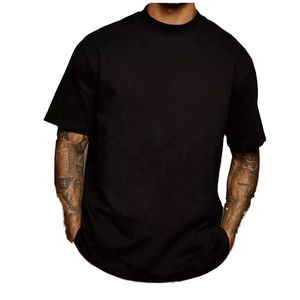 Camisetas lavadas con ácido de calidad transpirable y suave Logotipo personalizado 100% Algodón Ropa para hombre - Product Image 2