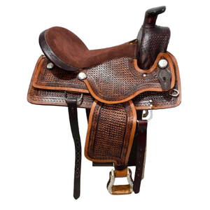 Ecológico de alta calidad al por mayor 100% cuero natural caballo occidental sillín-incomparable Comfort2025 - Product Image 1