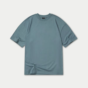 Oversize Boxy Fit 100% algodón camisetas de los hombres personalizados DTF impreso logo Drop Shoulder Gym Wear alta calidad hip hop camiseta de los hombres - Product Image 3