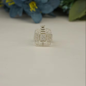 Anillo de diamante cultivado en laboratorio Premium corte redondo VS1 IGI SGL certificado Oro rosa oro plata compromiso boda joyería al por mayor - Product Image 1
