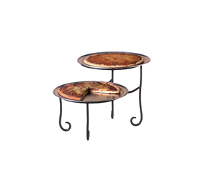Support de poêle à pizza en métal présentoir sur pied support de poêle à pizza de taille personnalisée avec au meilleur prix - Product Image 1