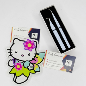 Tuiles à cils magnétiques personnalisables en acrylique et plastique, faites à la main, de haute qualité, écologiques, avec motifs papillon et Hello Kitty, pour la vente en gros - Product Image 4