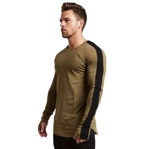 Vente directe d'usine personnalisé hommes grande taille T-Shirt de gymnastique coupe musclée à manches courtes tissu de jersey respirant Techniques lavées - Product Image 1
