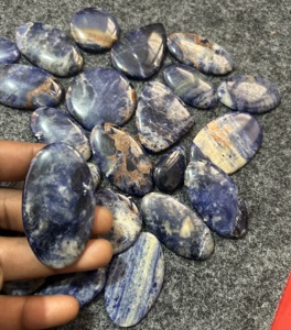 ทำด้วยมือคุณภาพสูงเกรด AAA sodalite อัญมณีเพชรธรรมชาติที่กำหนดเองหลวม sodalite Jasper ราคาขายส่ง - Product Image 3