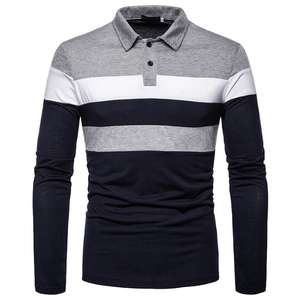 100% algodón hombres verano para Polos sublimación personalizada manga corta Camiseta calidad cuello venta al por mayor ropa Casual sólido - Product Image 4