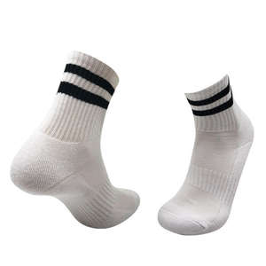 Chaussettes personnalisées de marque 100% coton antidérapantes à séchage rapide écologiques pour les sports d'affaires, motif de dessin animé personnalisable - Product Image 6