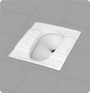 Céramique CT Pan accroupi Orissa toilette Commode porcelaine articles sanitaires indien pas cher prix africain en gros - Product Image 5