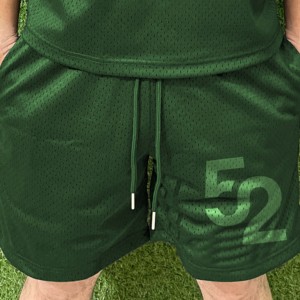 Men's Wealthy Sports Plus Size Breathable Quick Dry Printed 2-Piece <b>Set</b> Casual Short Sleeve T-Shirt Solid Shorts High Street - Product Image 5