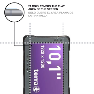 ฟิล์มกันรอย ANTISHOCK สำหรับแท็บเล็ตเทอร์ร่าแพด 1090 อินดัสทรี W81 โปร - Product Image 4