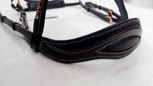 Bridon de course pour cheval, en cuir véritable, durable, confortable, personnalisable, de qualité supérieure, vente en gros - Product Image 6