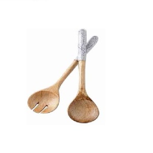 Articles de cuisine Design unique Cuillère Fourchette en bois Ensemble de couverts de meilleure qualité Ensemble de couverts en bois de style luxueux - Product Image 1