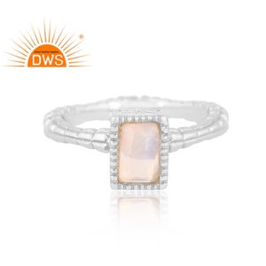 Best Selling Fine Sterling <b>Silver</b> Natural Ethiopian <b>Opal</b> Gemstone Statement <b>Ring</b> Custom Jewelry Manufacturer - Product Image 3