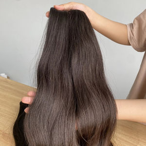 High Quality Russian Virgin Human Hair Weft 1-3 Years Old Unprocessed <b>Bleached</b> Dyed Double Machine Competitive Wholesale Price - Product Image 1